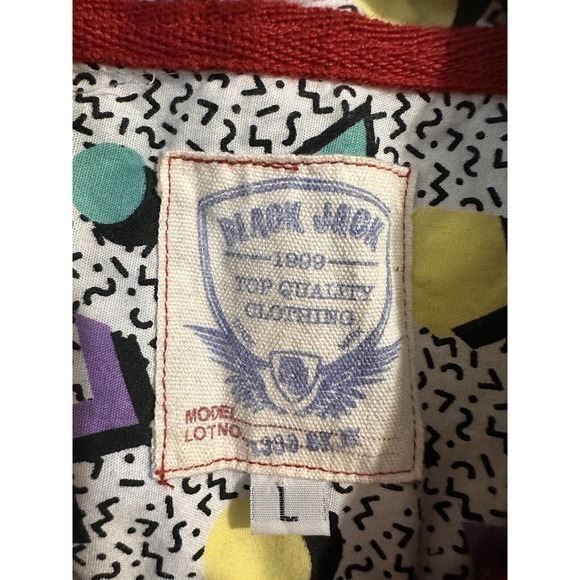 Geometric 1999 Black Jack Brand Screech Save By The Bell Shirt Size L Vintage - Picture 5 of 10